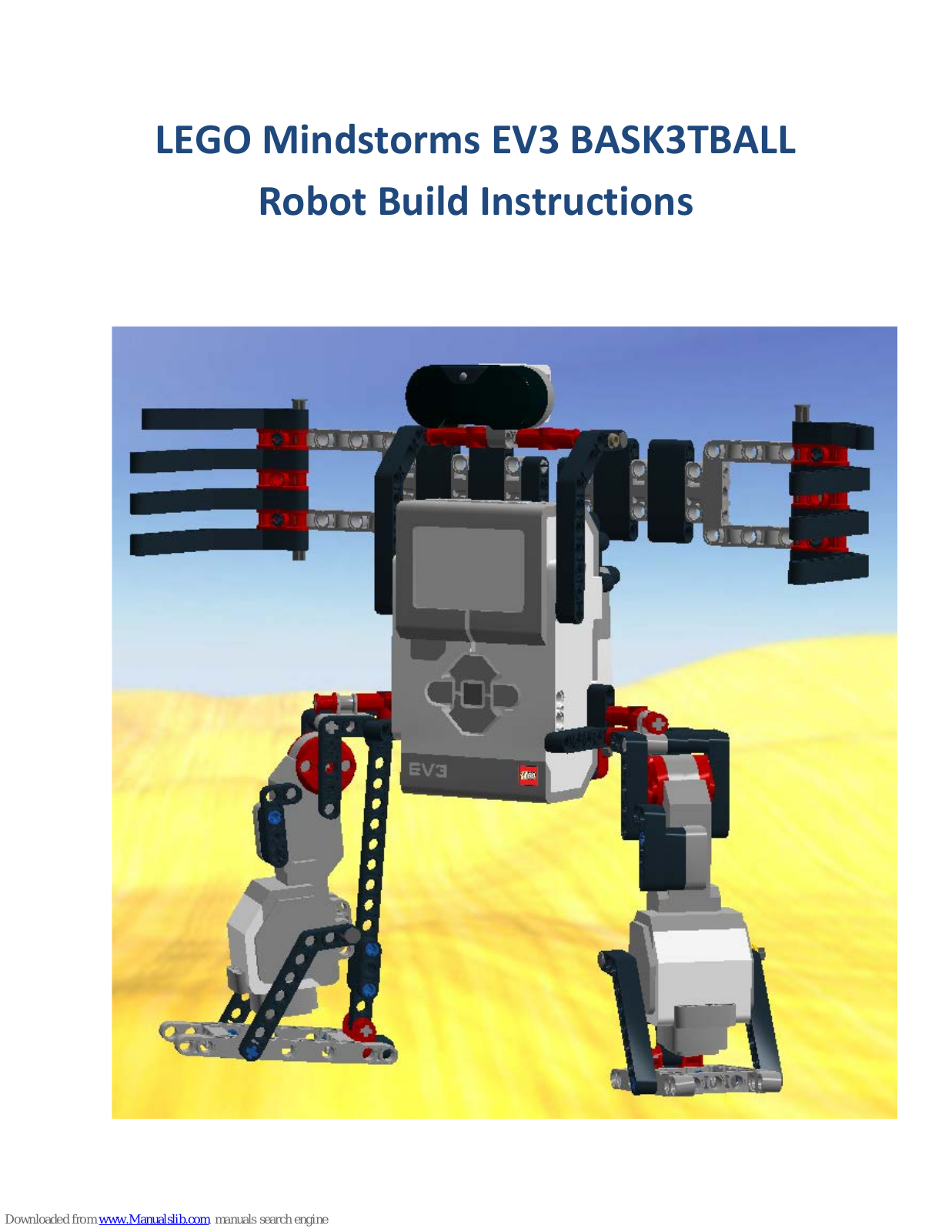 LEGO Mindstorms EV3 BASK3TBALL Build Instructions