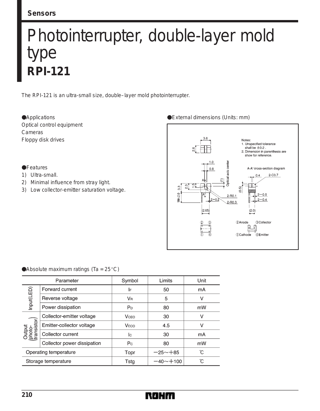 Rainbow Electronics RPI-121 User Manual