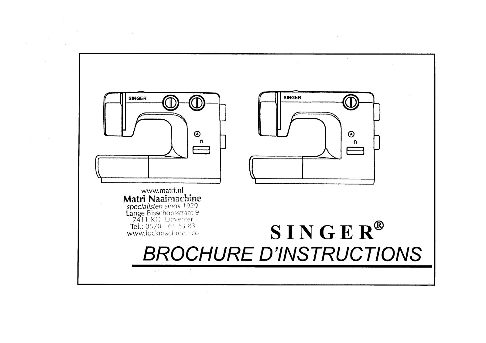 SINGER Trois User Manual