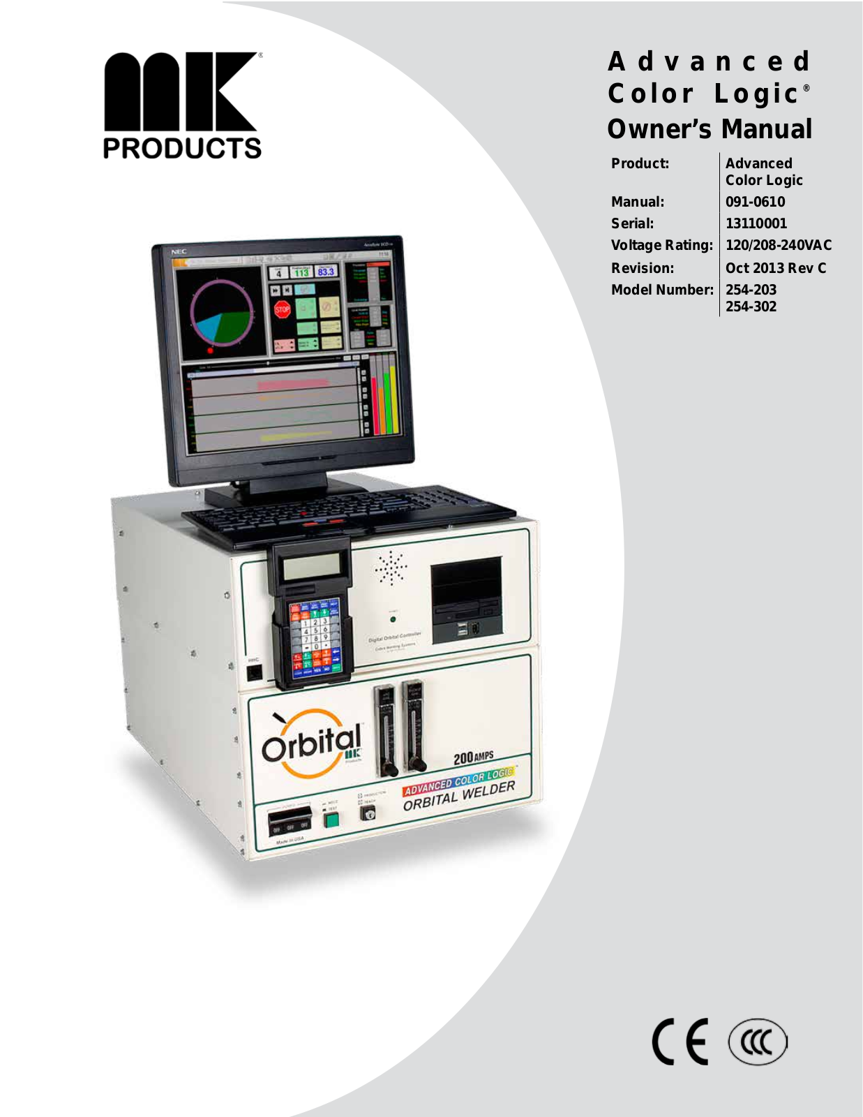 MK Products Advanced Color Logic User Manual