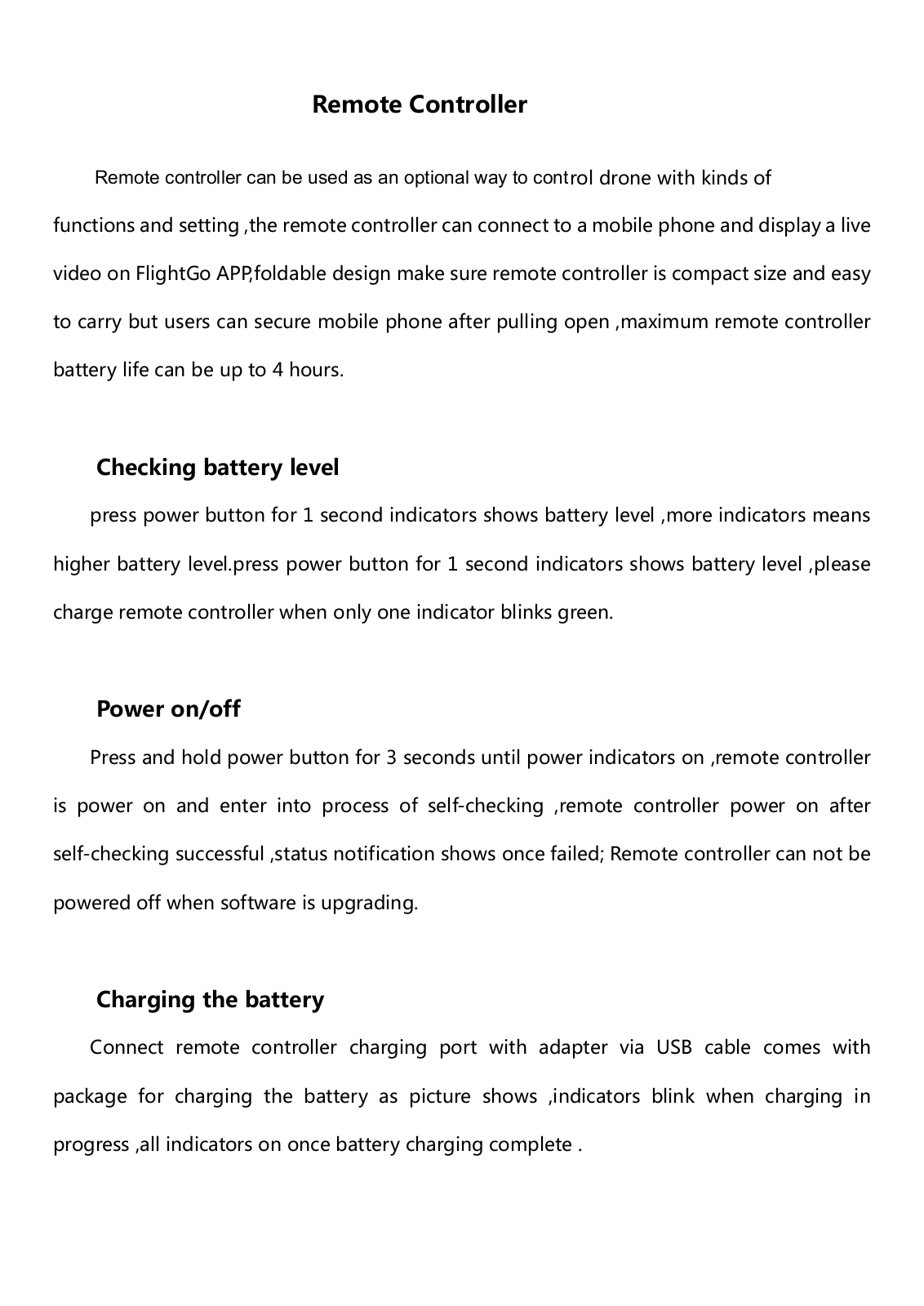 HighGreat Innovation Technology Development HG C02B User Manual