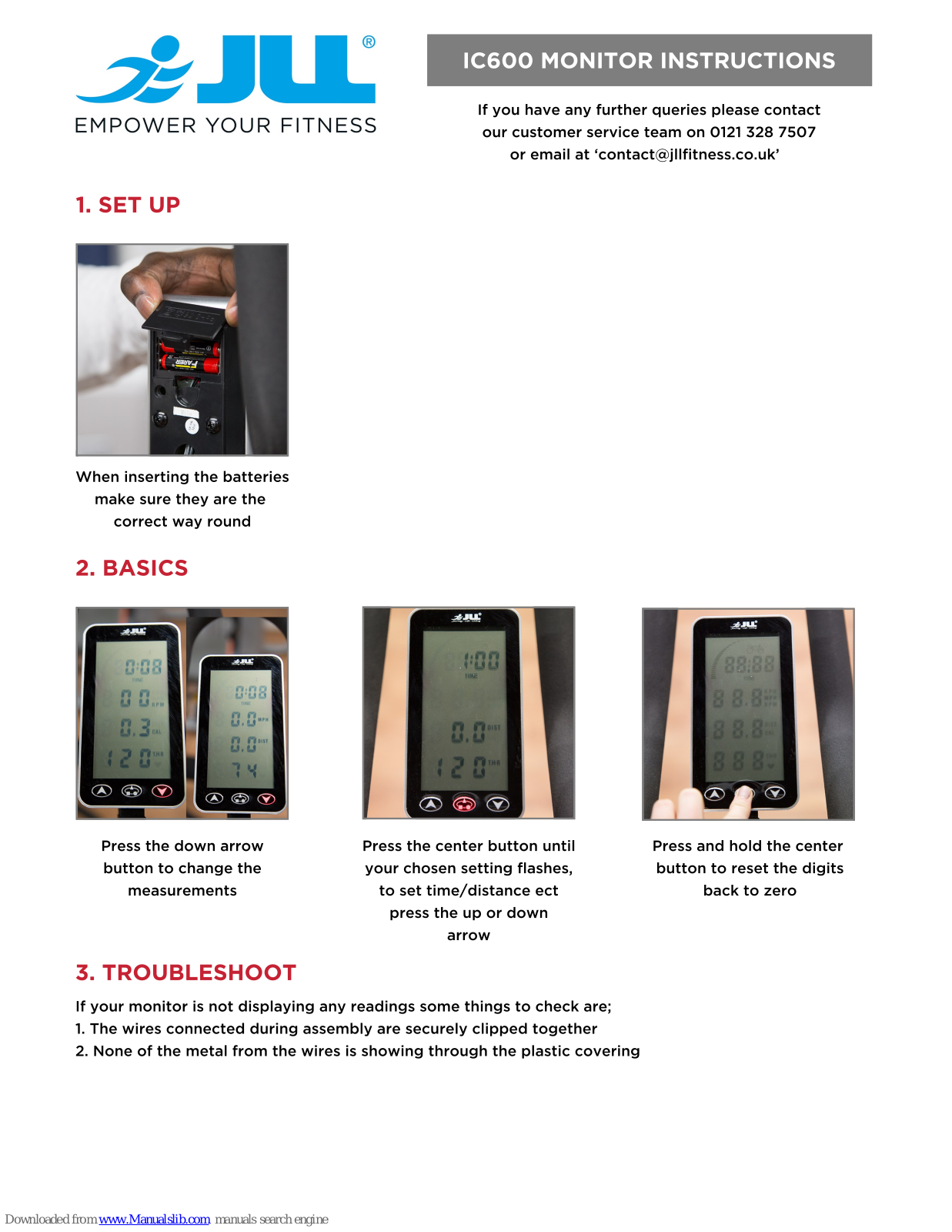 JLL IC600 Instructions Manual - ManualMachine.com