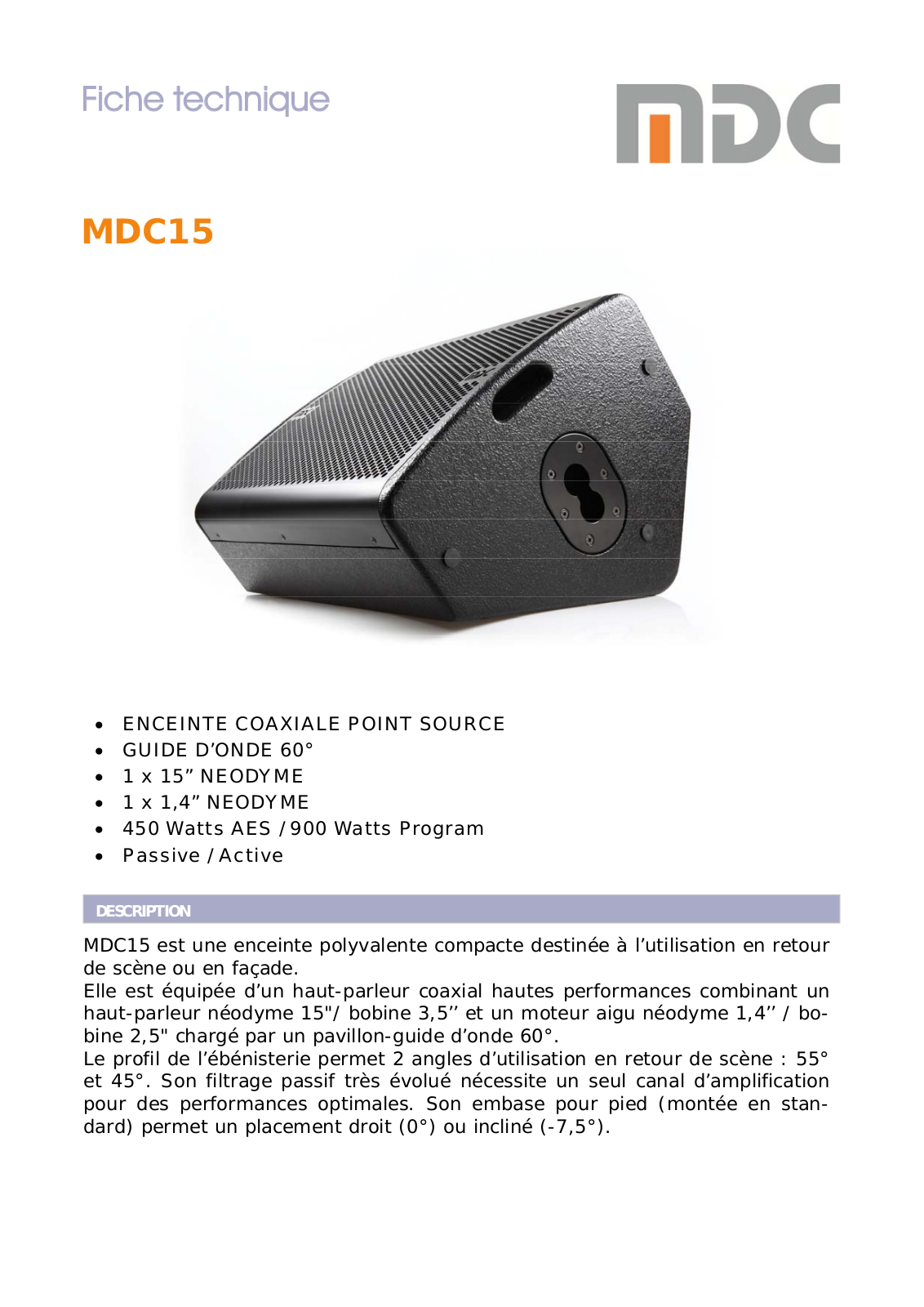 mdc MDC MDC-15 MDC15 FR - ManualMachine.com