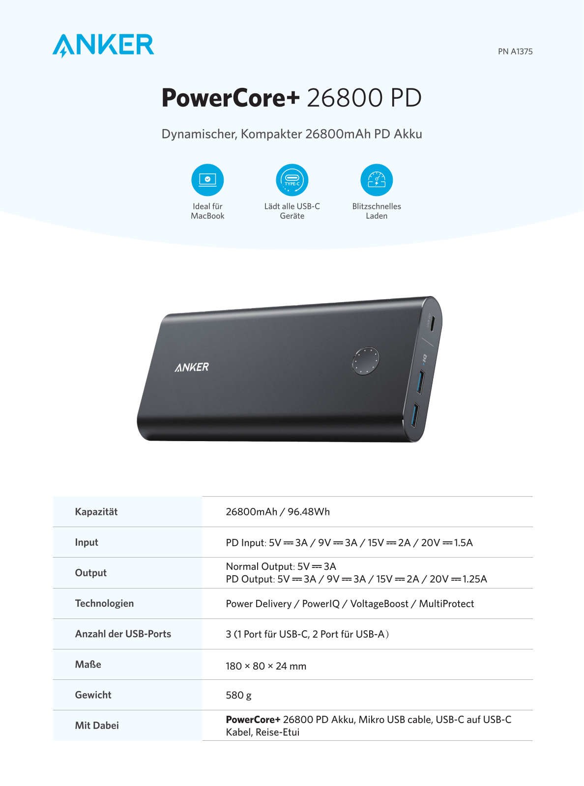 Anker 26800 pd Service Manual