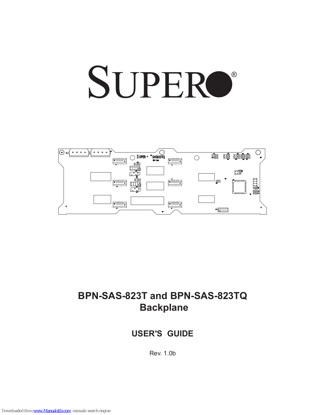 Supero BPN-SAS-823TQ, BPN-SAS-823T User Manual