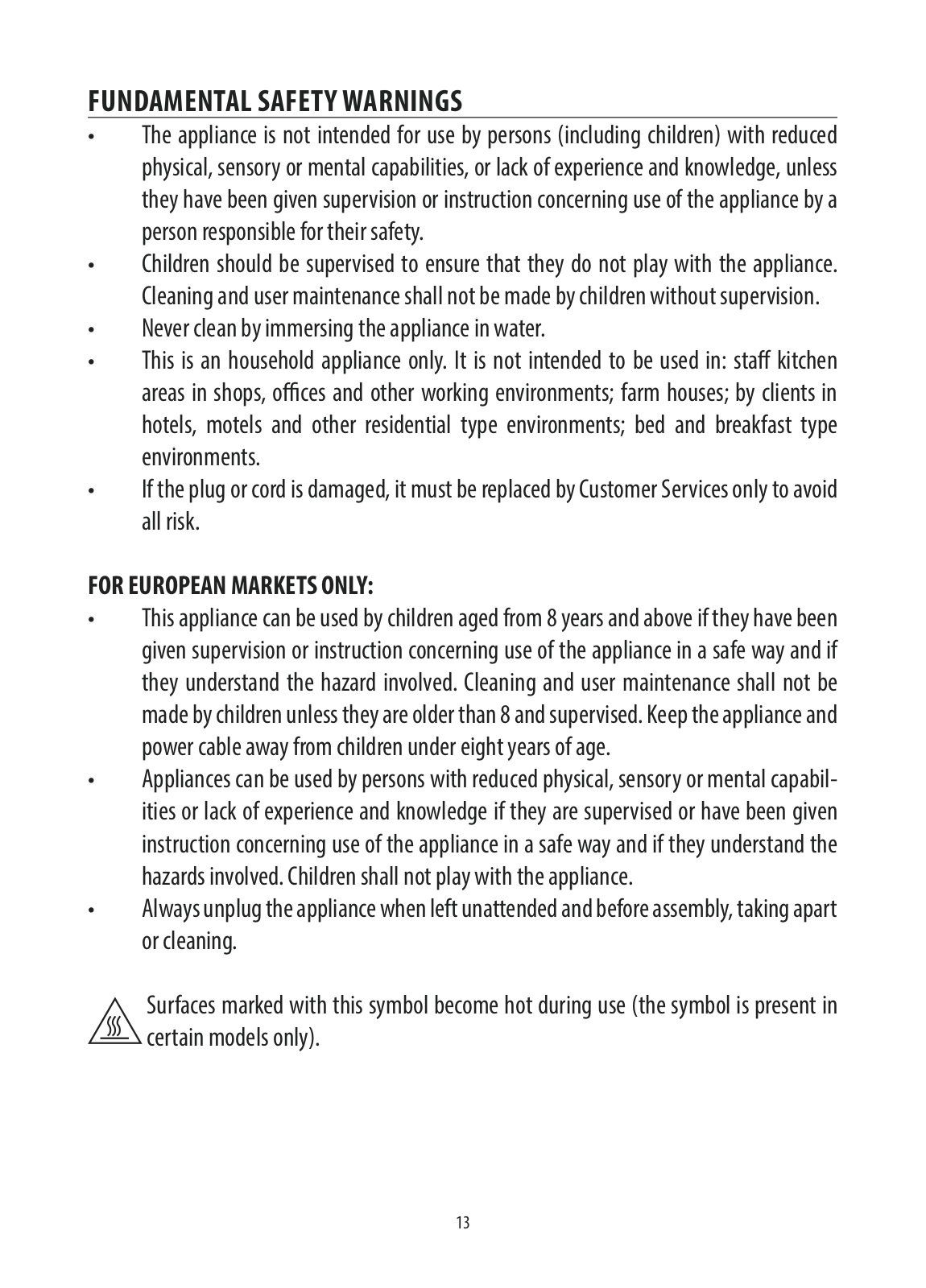 Delonghi Distinta ECI 341 Instruction manuals