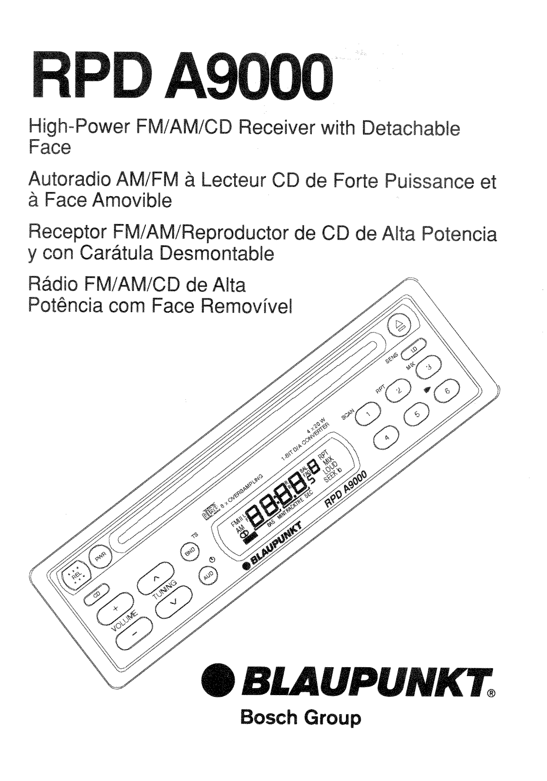 Blaupunkt RPD A9000 User Manual