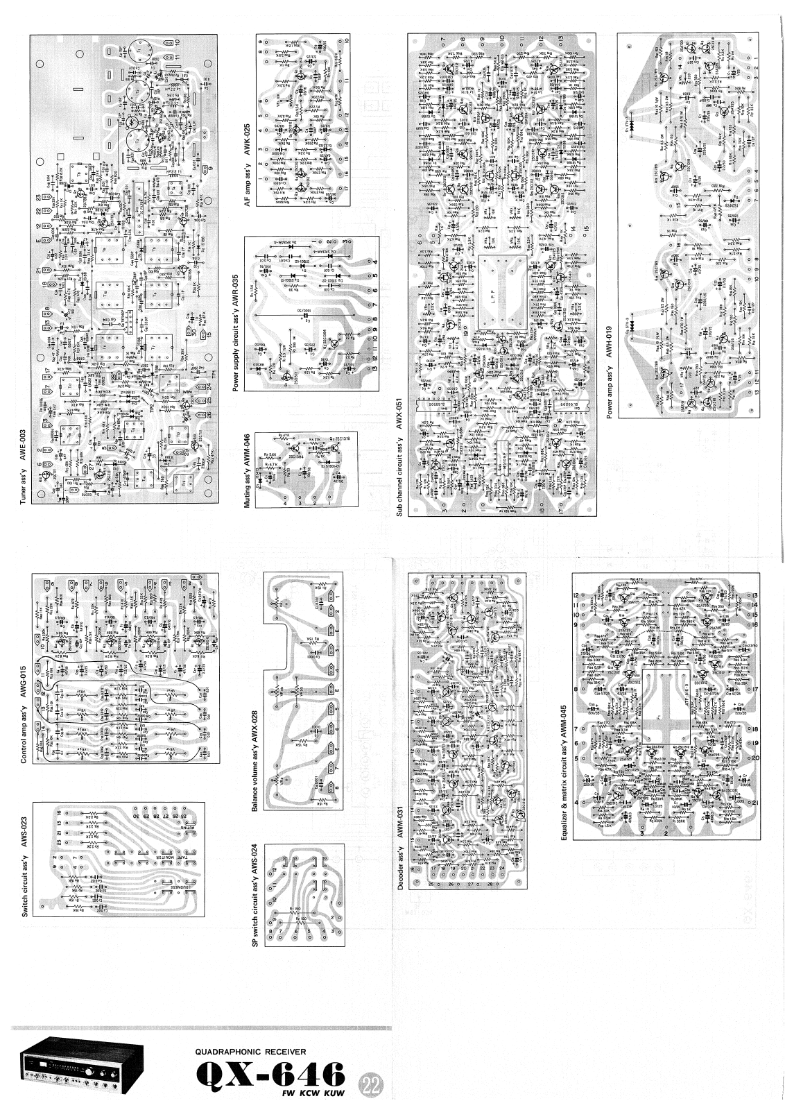 Pioneer QX-646 Service Manual