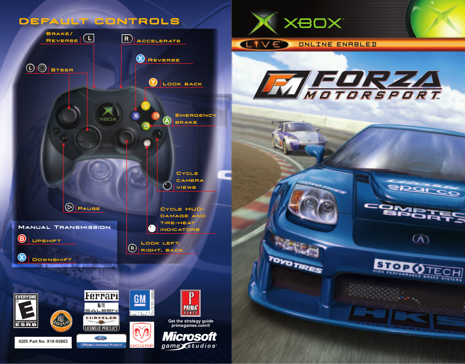 Microsoft Game Studios Forza Motorsport 4 User Manual