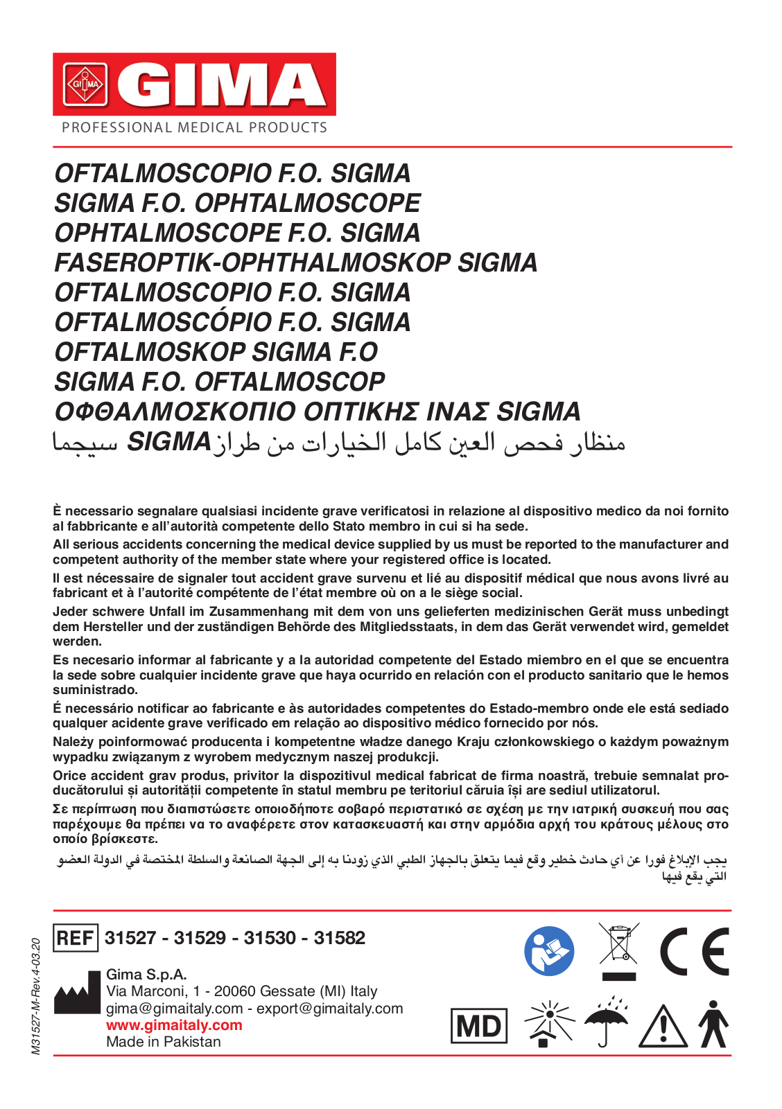 Gima 31527, 31529, 31530, 31582 User guide - ManualMachine.com