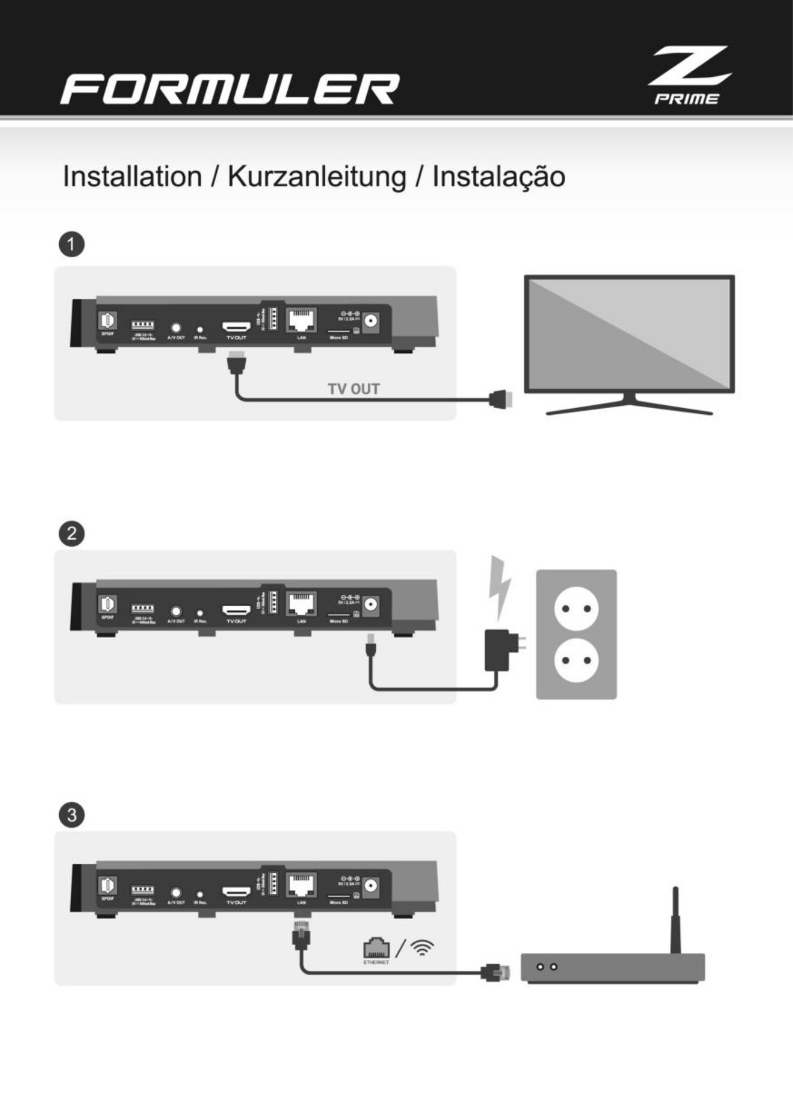 Formuler Z Prime User guide - ManualMachine.com