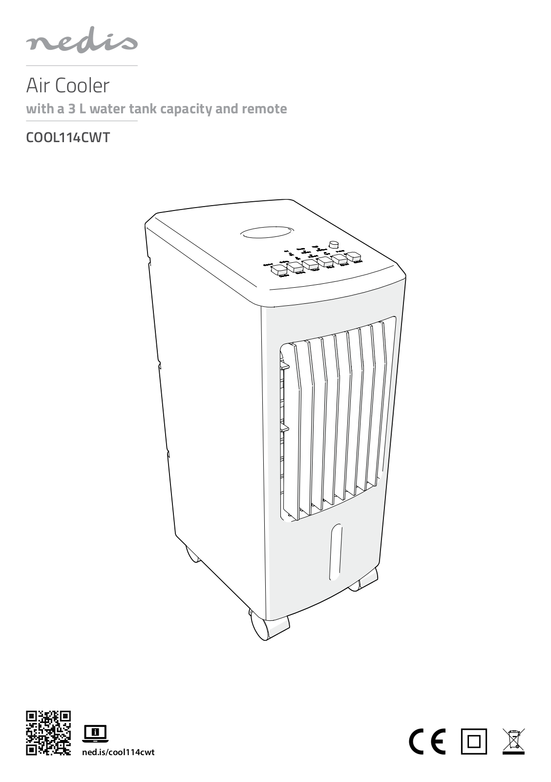 Nedis COOL114CWT operation manual