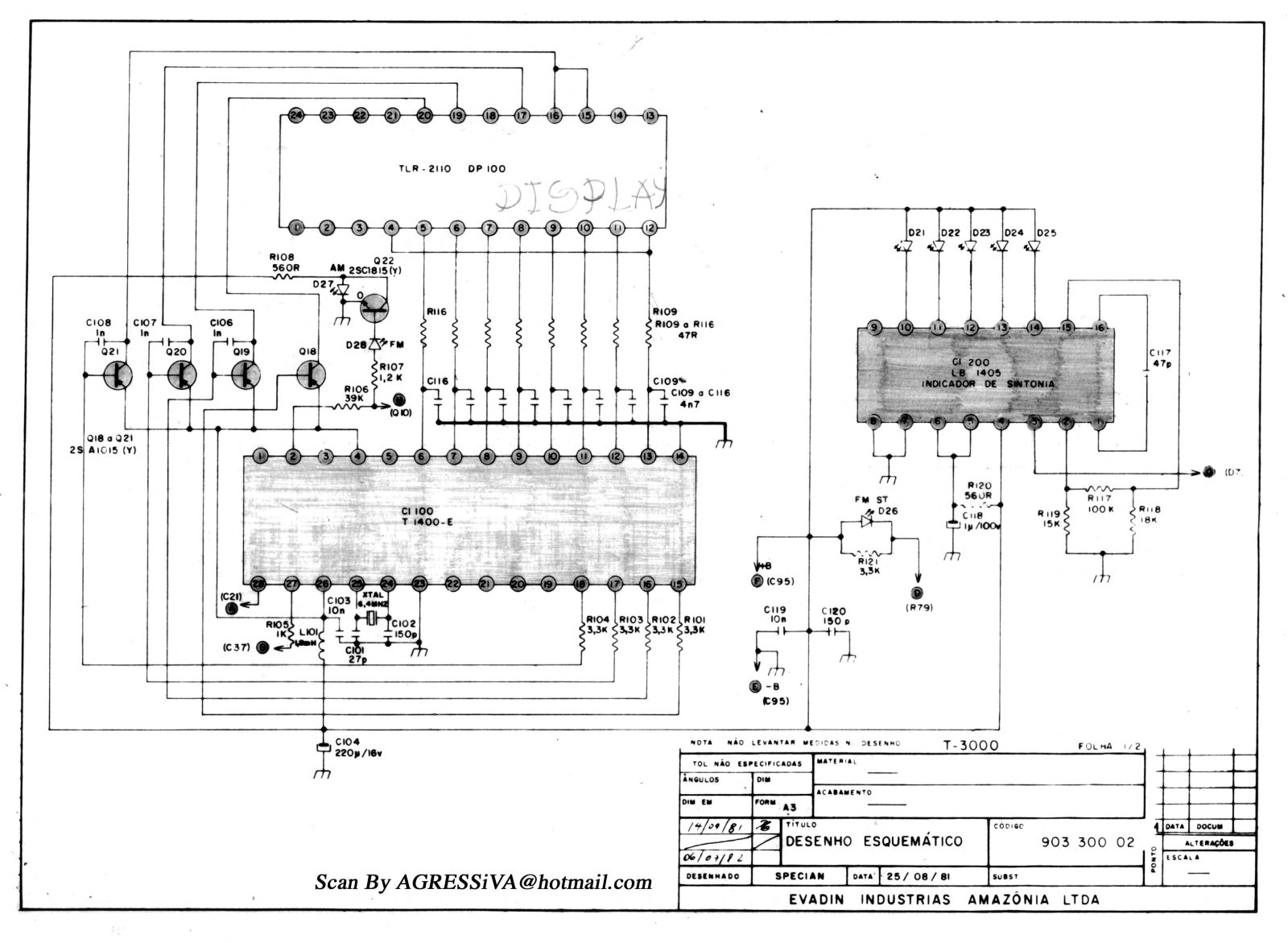 Aiko DT3000 Schematic - ManualMachine.com