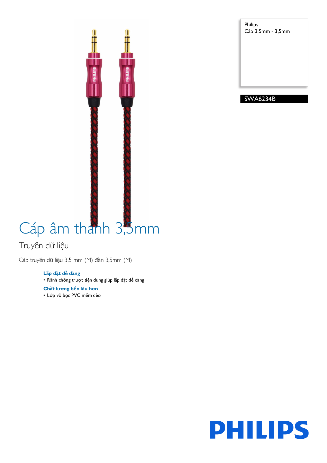 Philips SWA6234B/94 Leaflet - ManualMachine.com