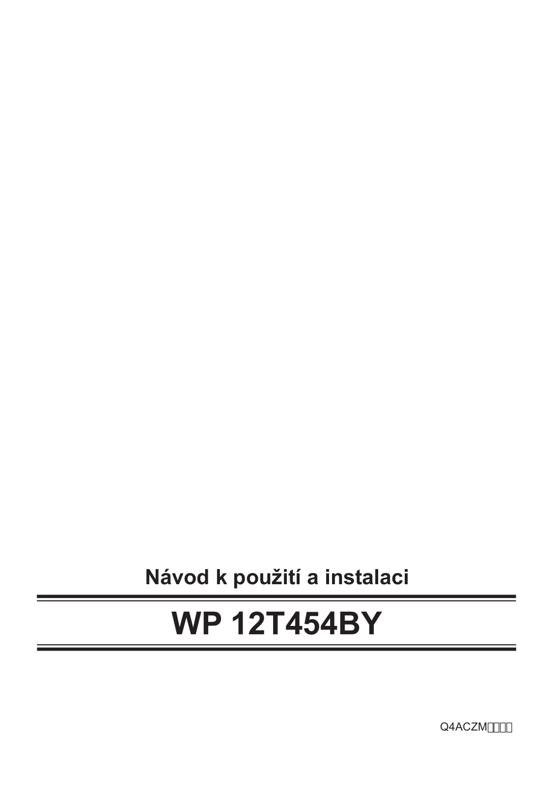 Siemens WP12T454BY User Manual