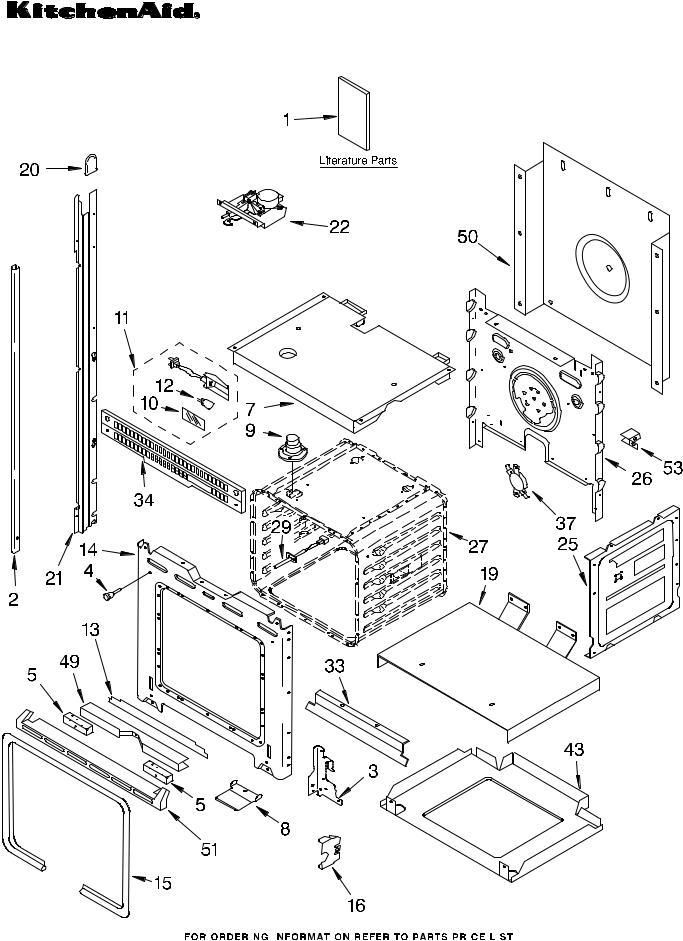 KitchenAid KEBC247KWH03 Parts List