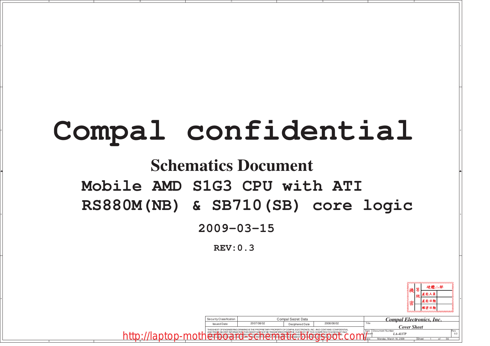 HP CQ40, DV4-AMD Schematics