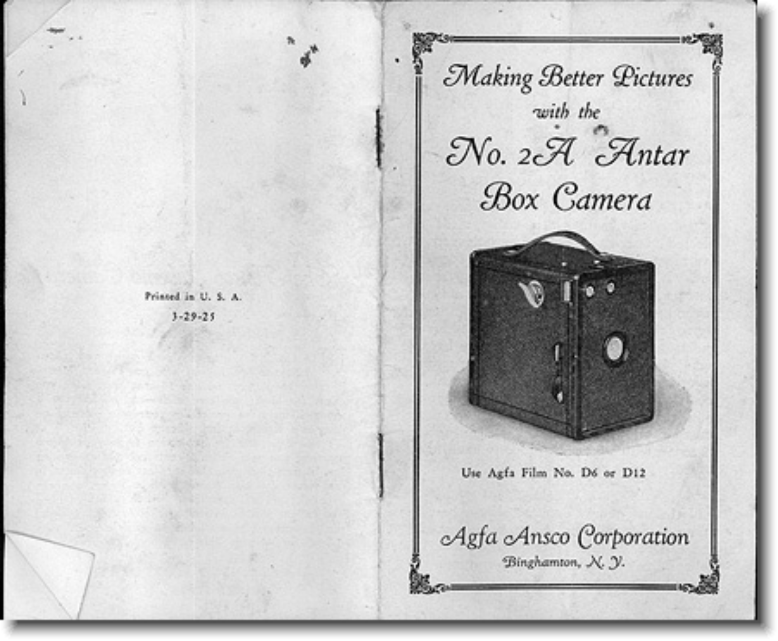 Ansco 2A Antar User Guide - ManualMachine.com