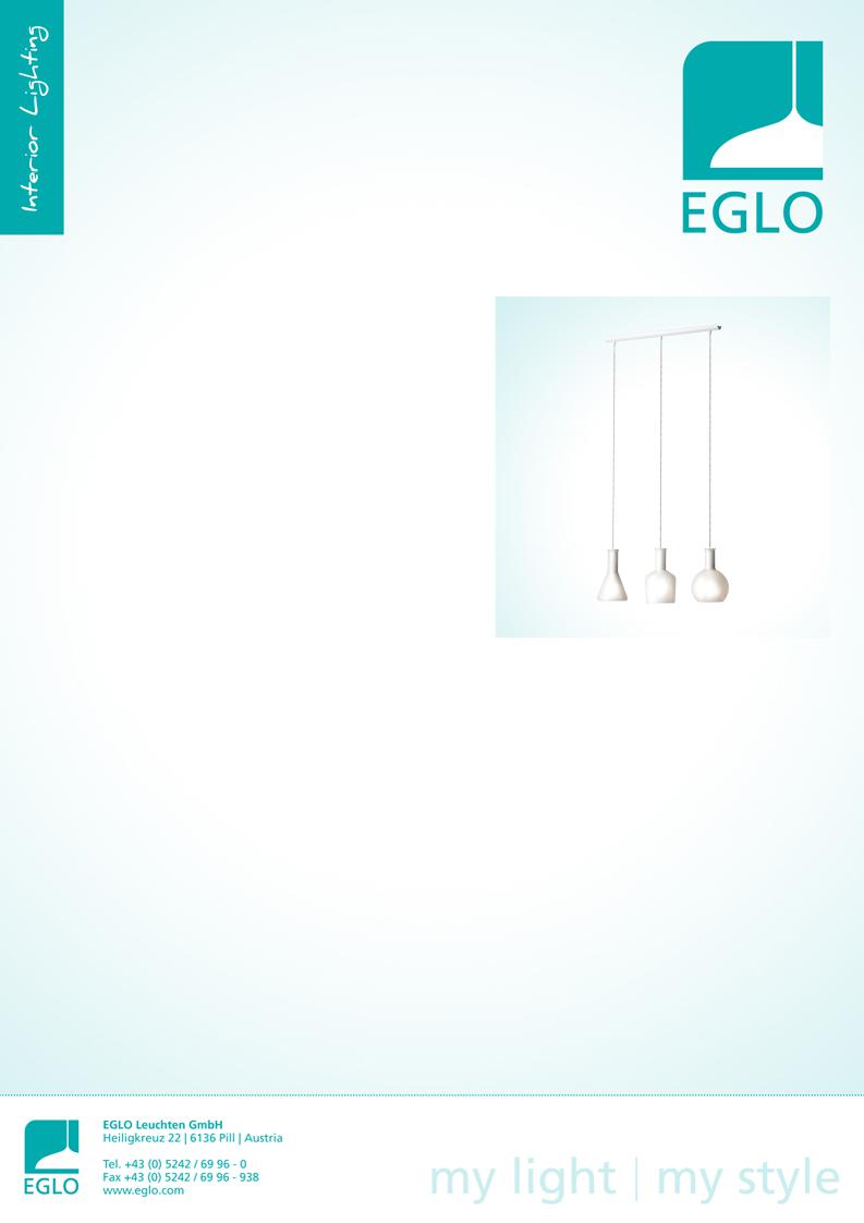 Eglo 39141 Technical data