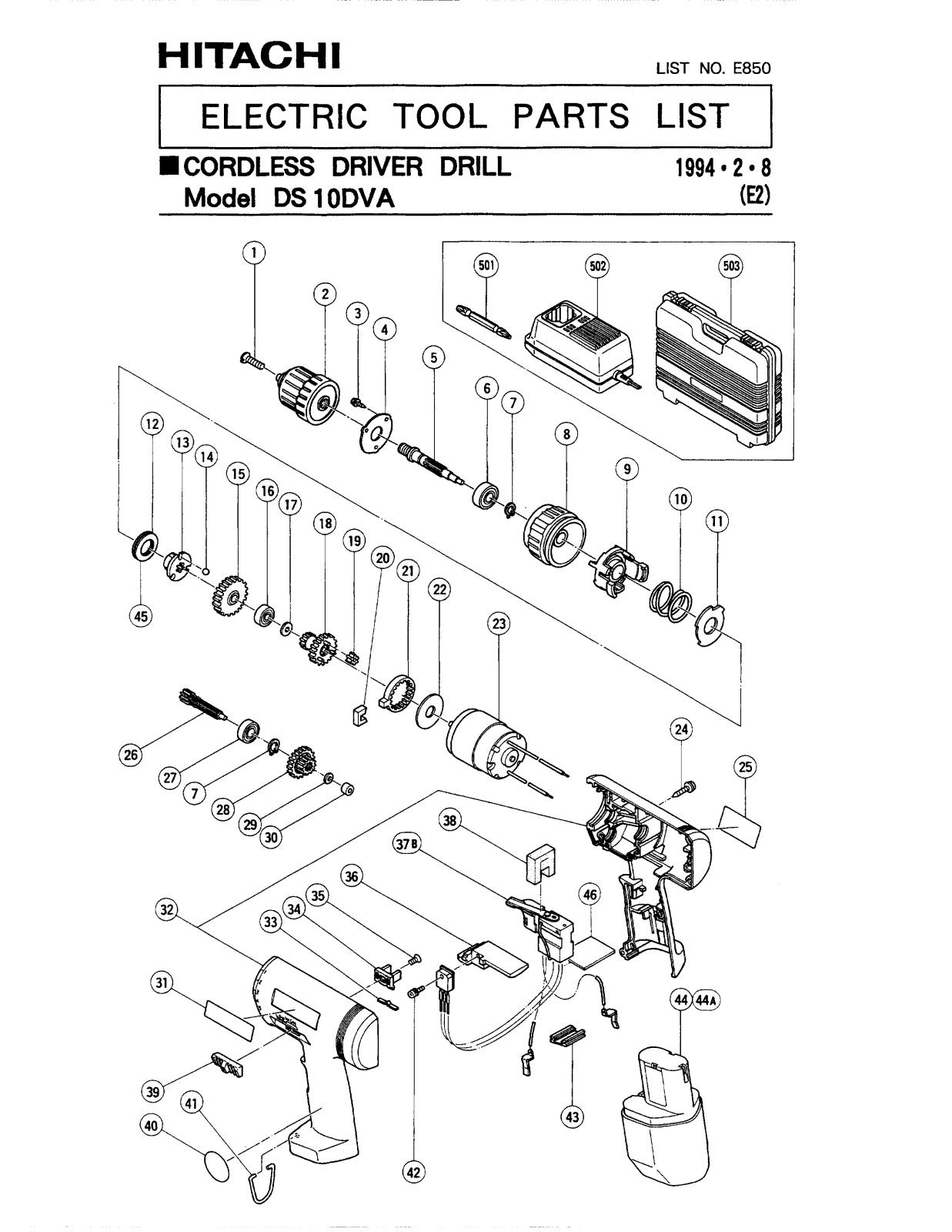 Hitachi DS10DVA User Manual