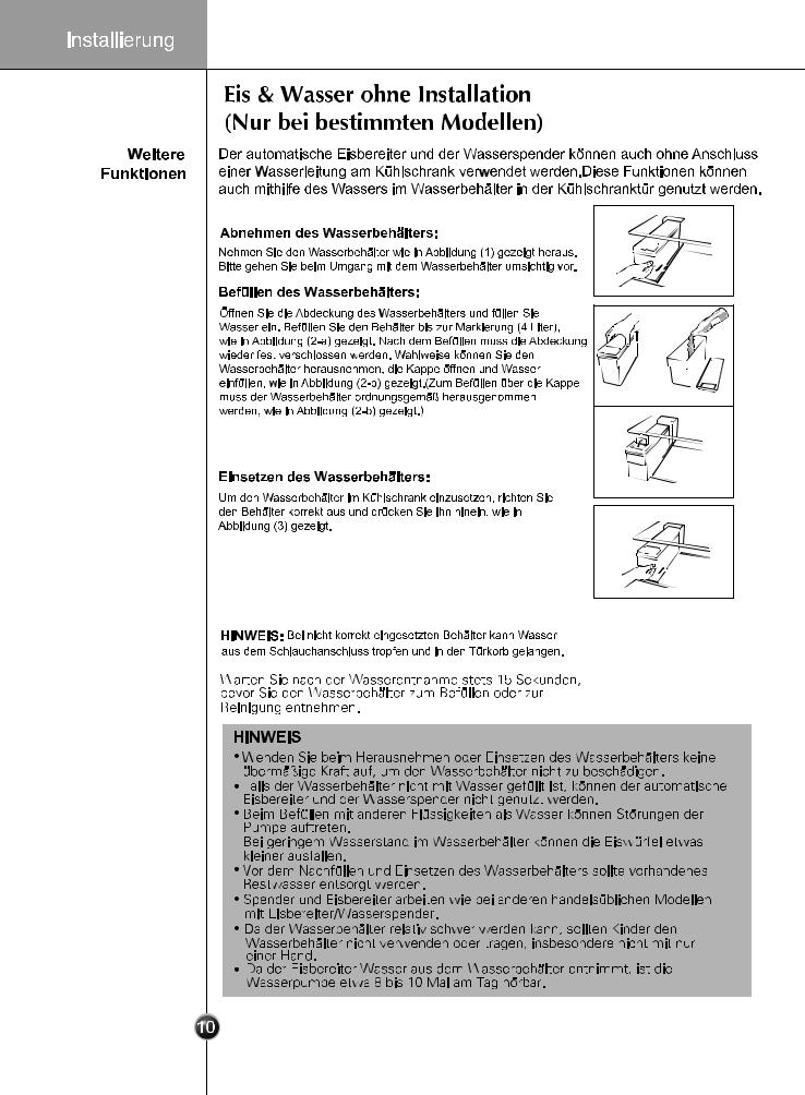 LG GSL361ICEV operation manual