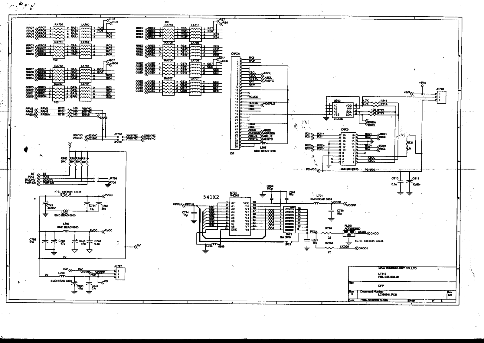 MAG IAWB0001 Schematic