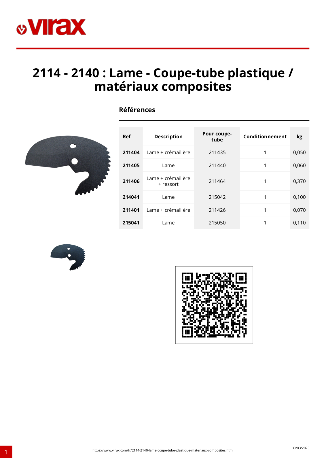Virax 2114, 2140 Specification - ManualMachine.com
