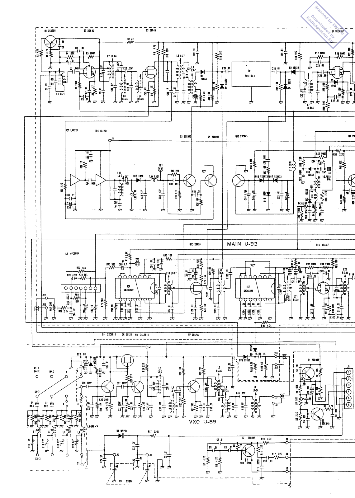 Icom IC202s Schematic