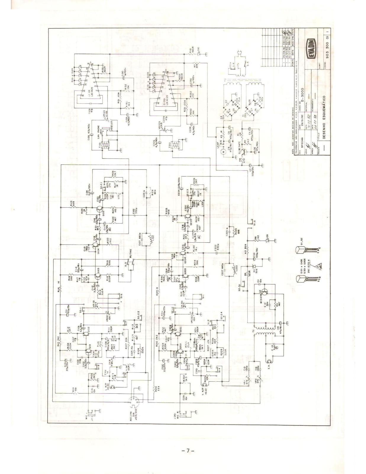 Aiko D-3000 Schematic