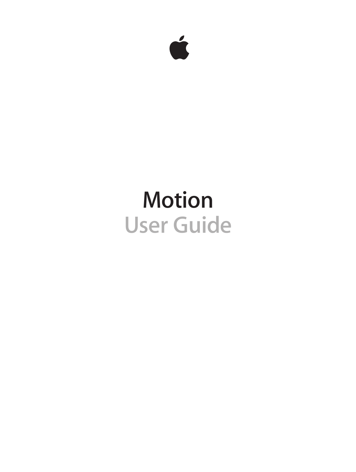 Apple Motion 5.1.1 User Manual