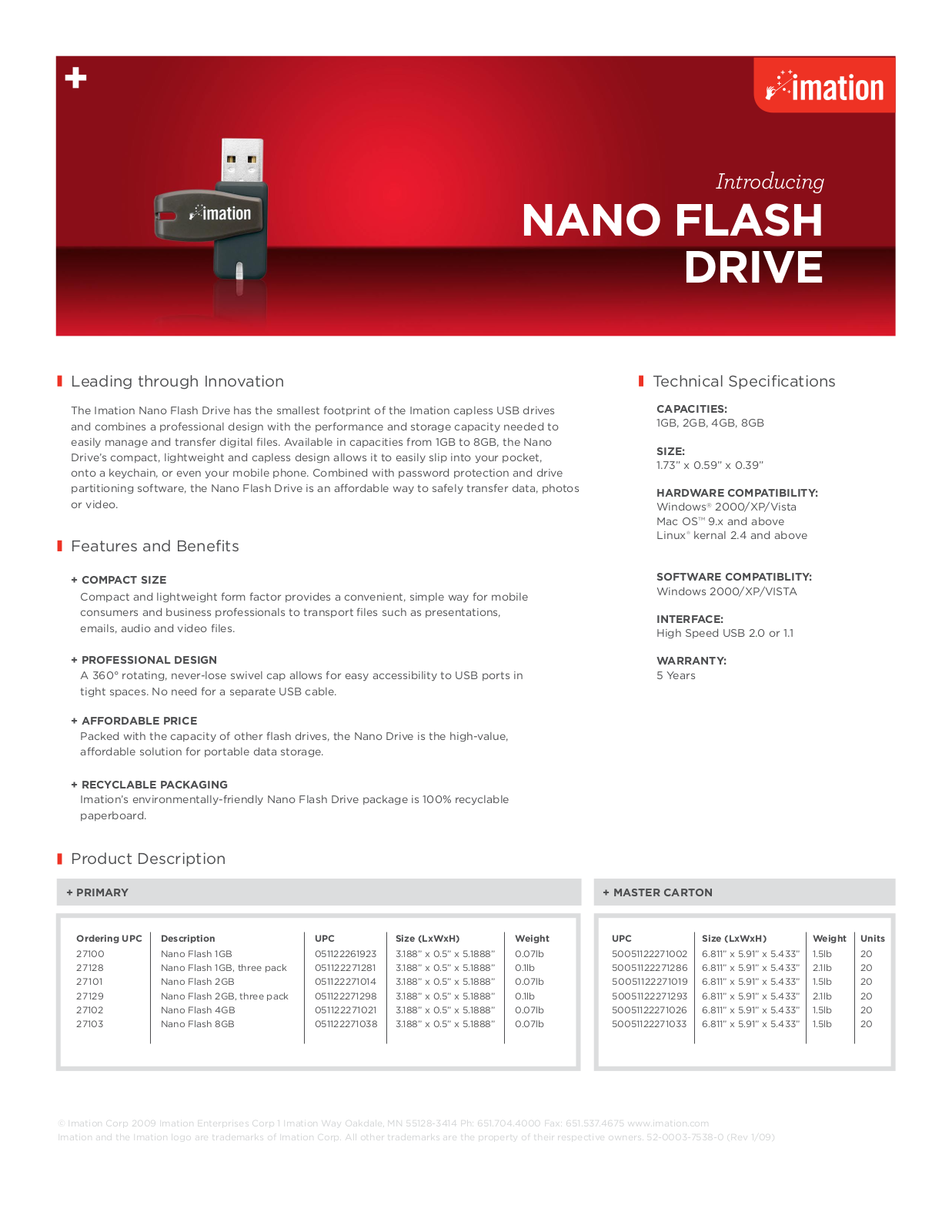 Imation Nano Flash Drive User Manual