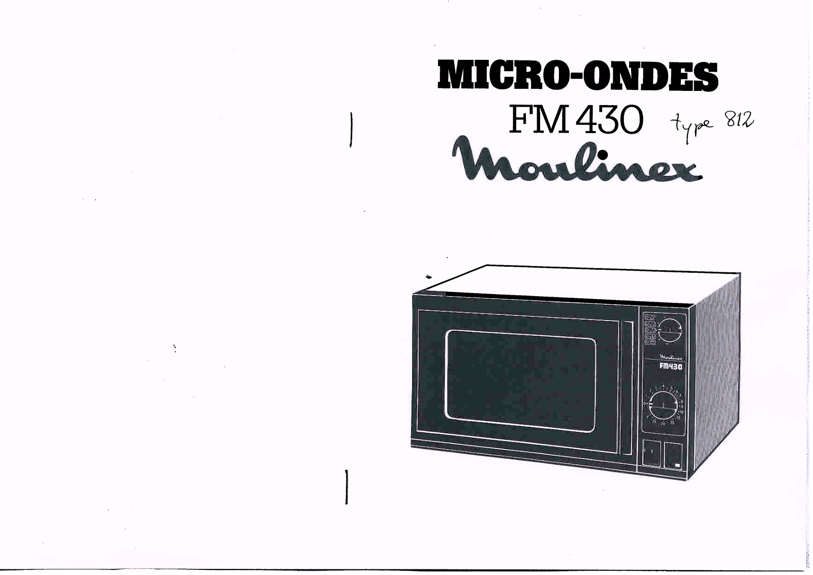 MOULINEX FM430 User Manual