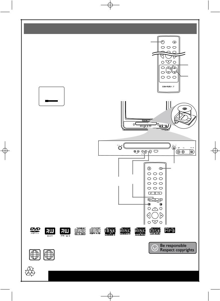 Magnavox 13MC3206/37B Quick Start Guide