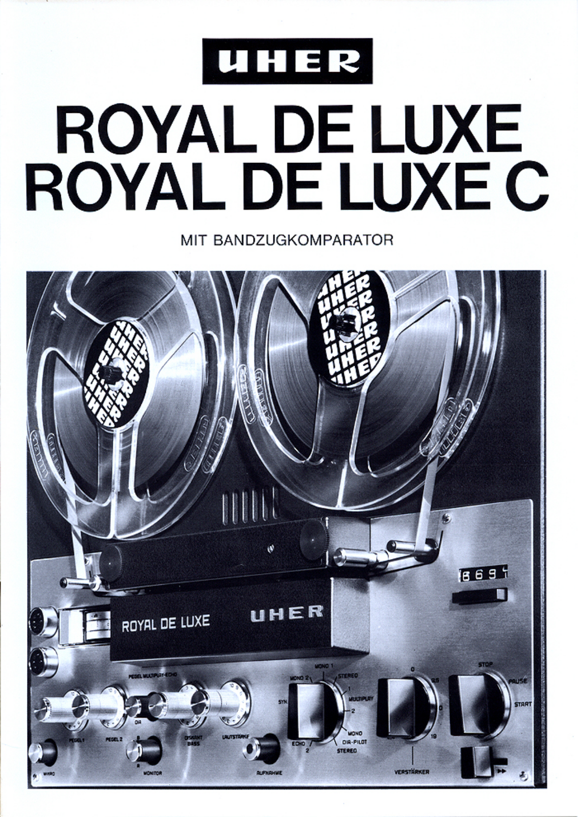 Uher Royal de Luxe Brochure