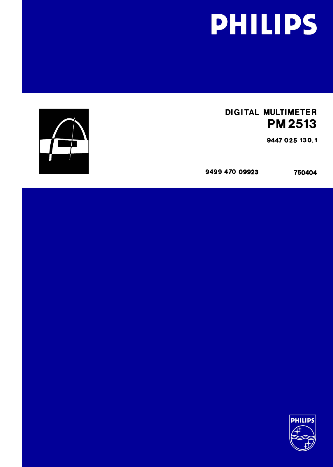 Philips pm2513 User Manual