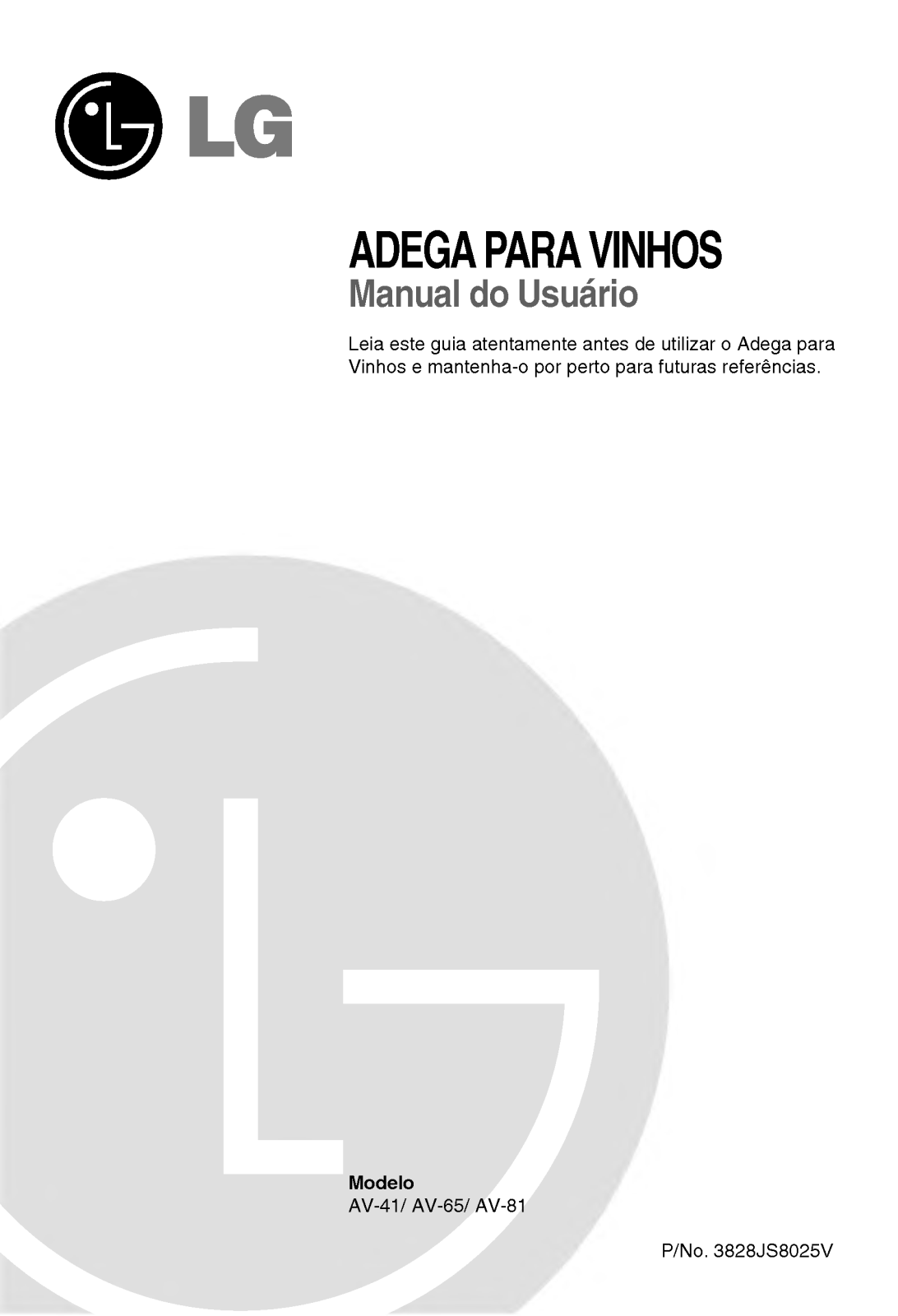 Lg AV-81 User Manual