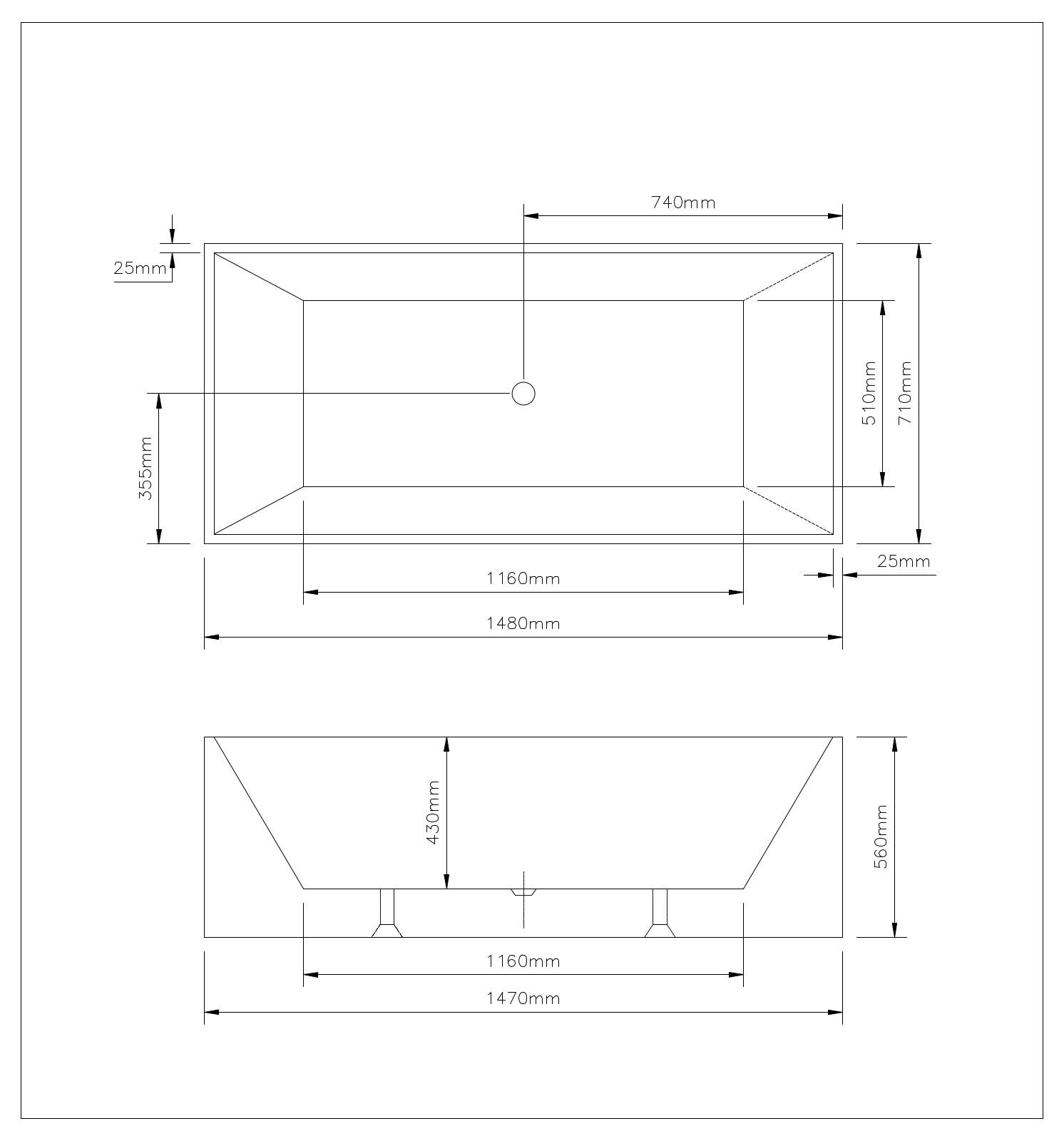 Alma ALMX1061 Dimensions - ManualMachine.com