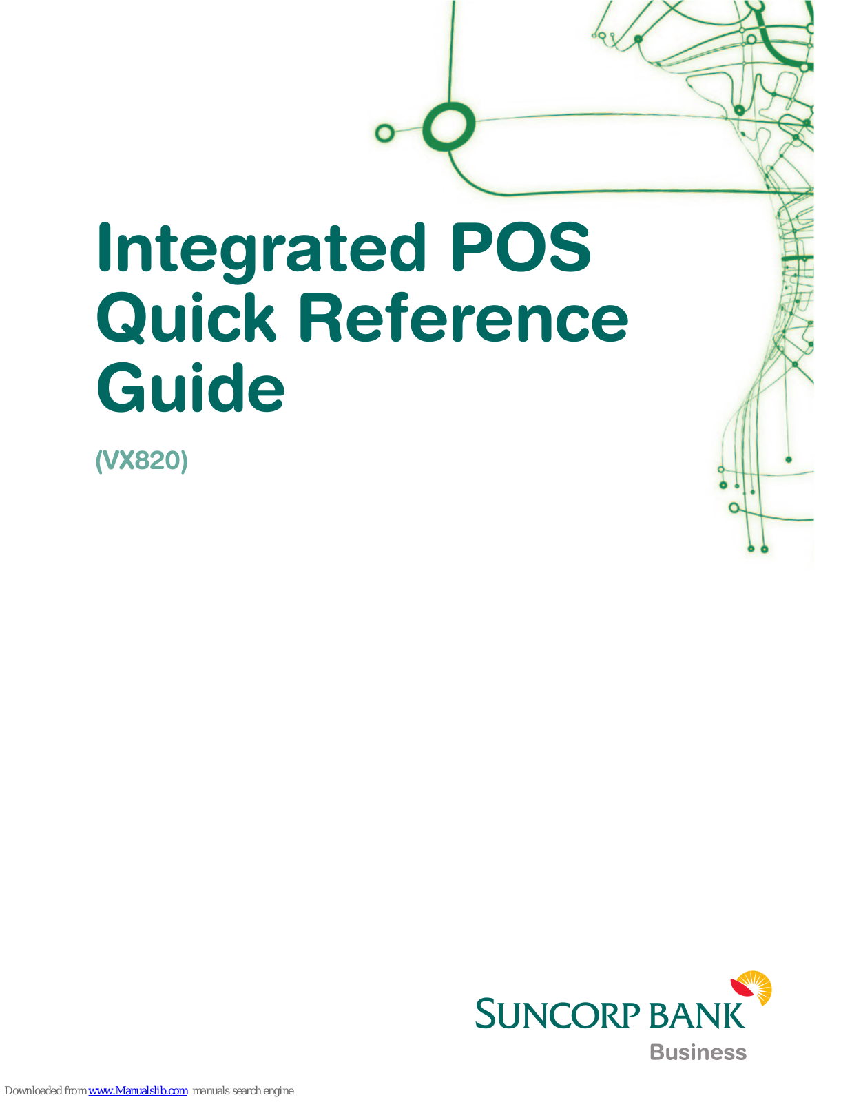 Suncorp VX820 Quick Reference Manual