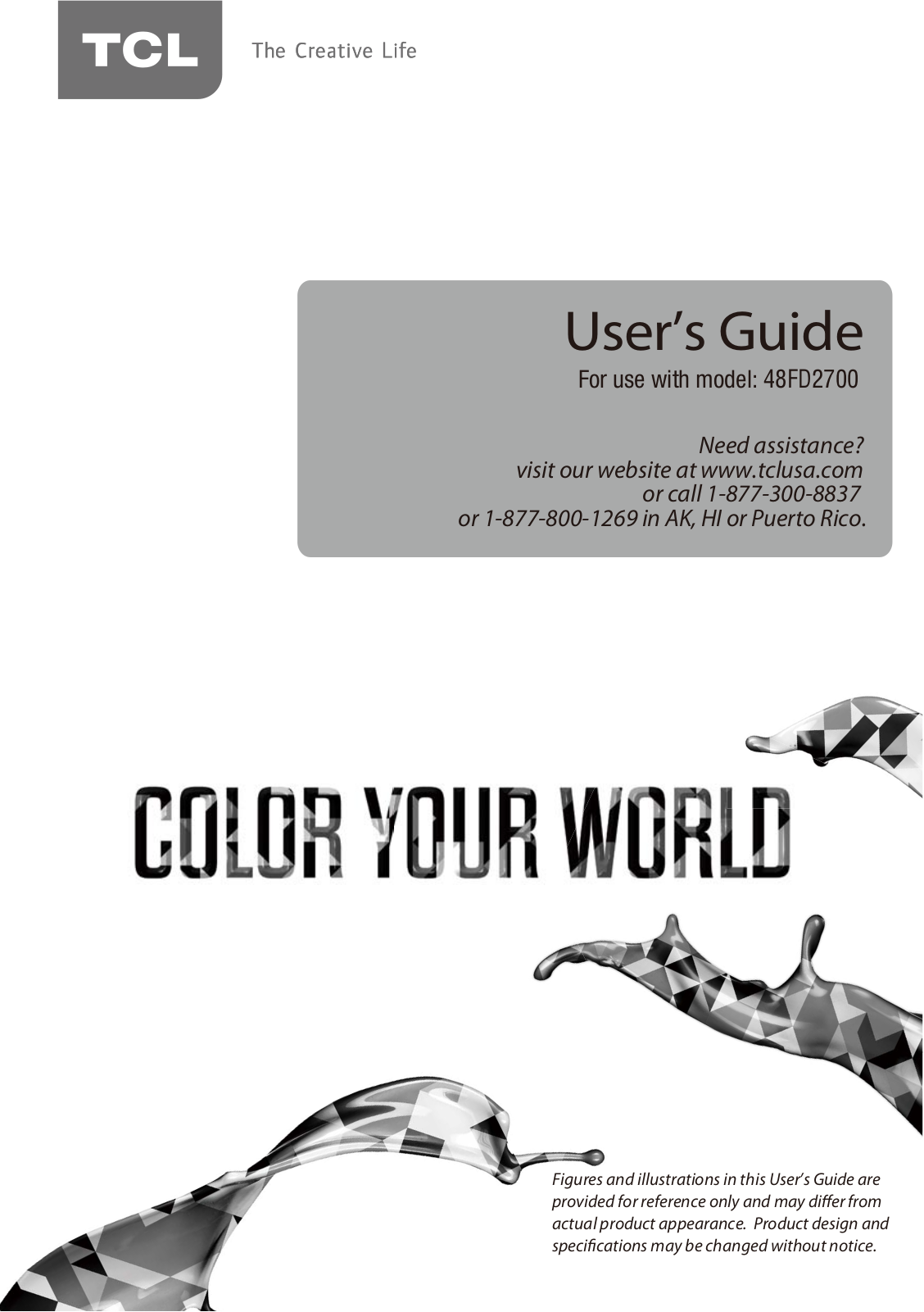 TCL 48FD2700 User Manual