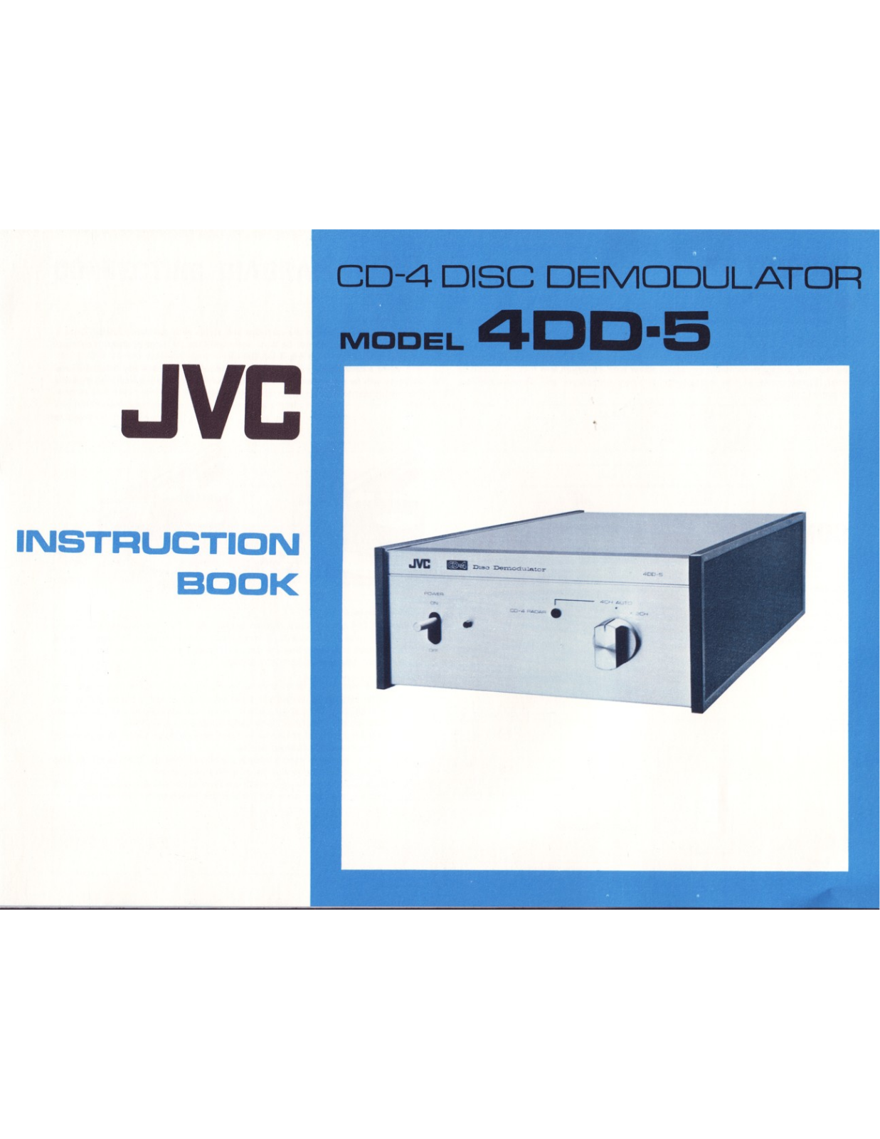 JVC 4D-5 User guide - ManualMachine.com