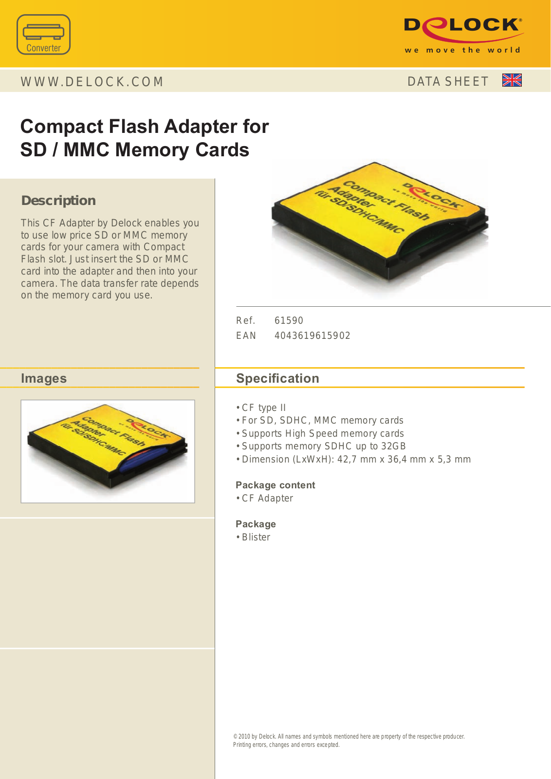 DeLOCK 61590 User Manual