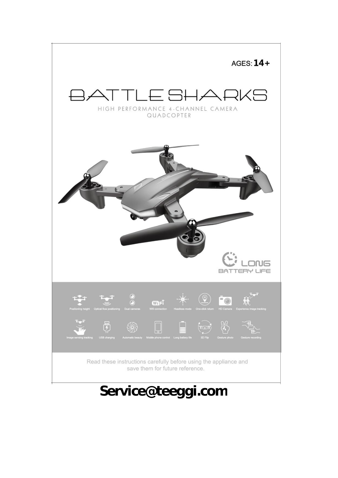 Teeggi BATTLESHARKS High Performance 4 User Manual