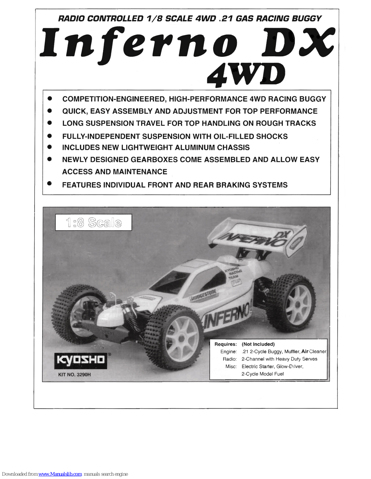 Kyosho Inferno DX User Manual