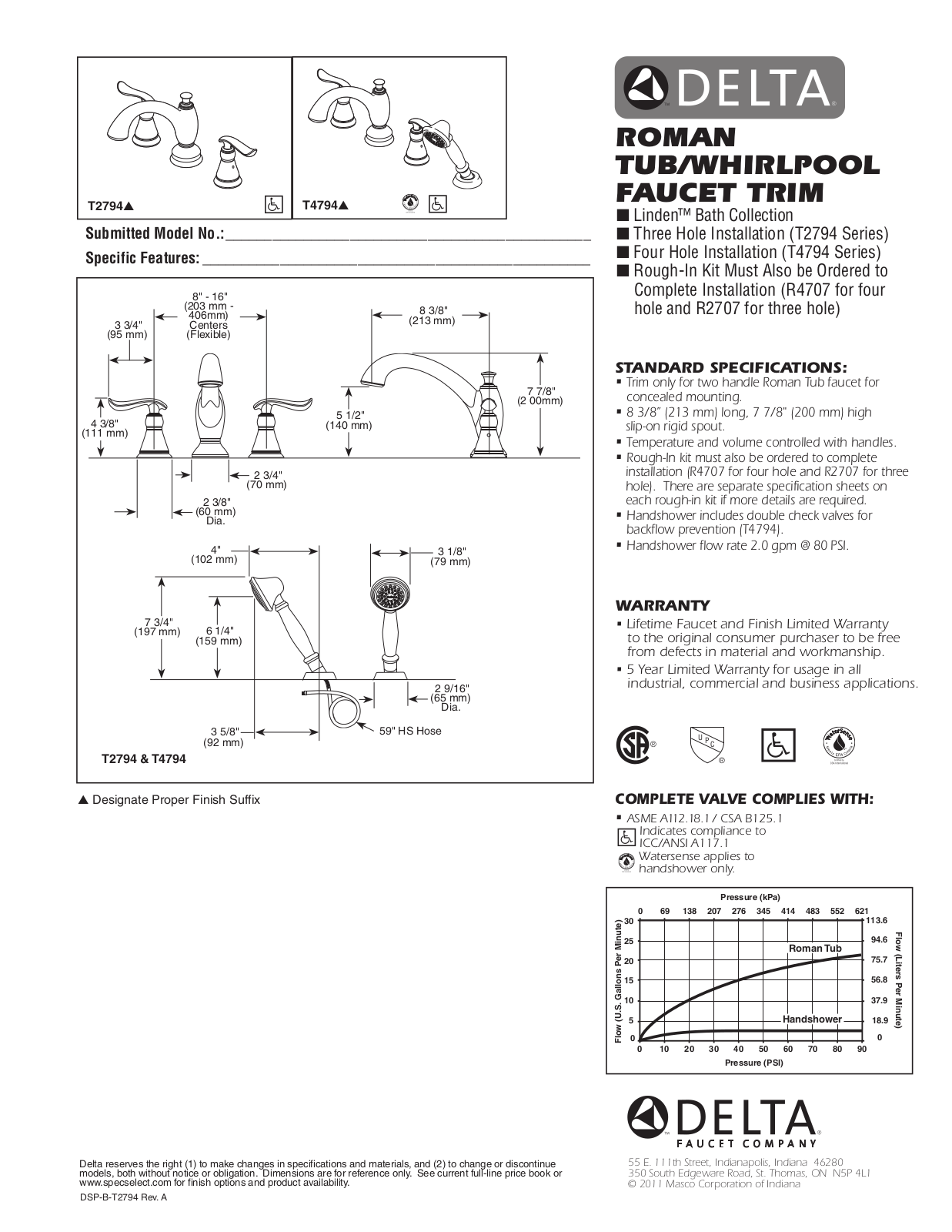 Delta DLT6113 Specifications - ManualMachine.com