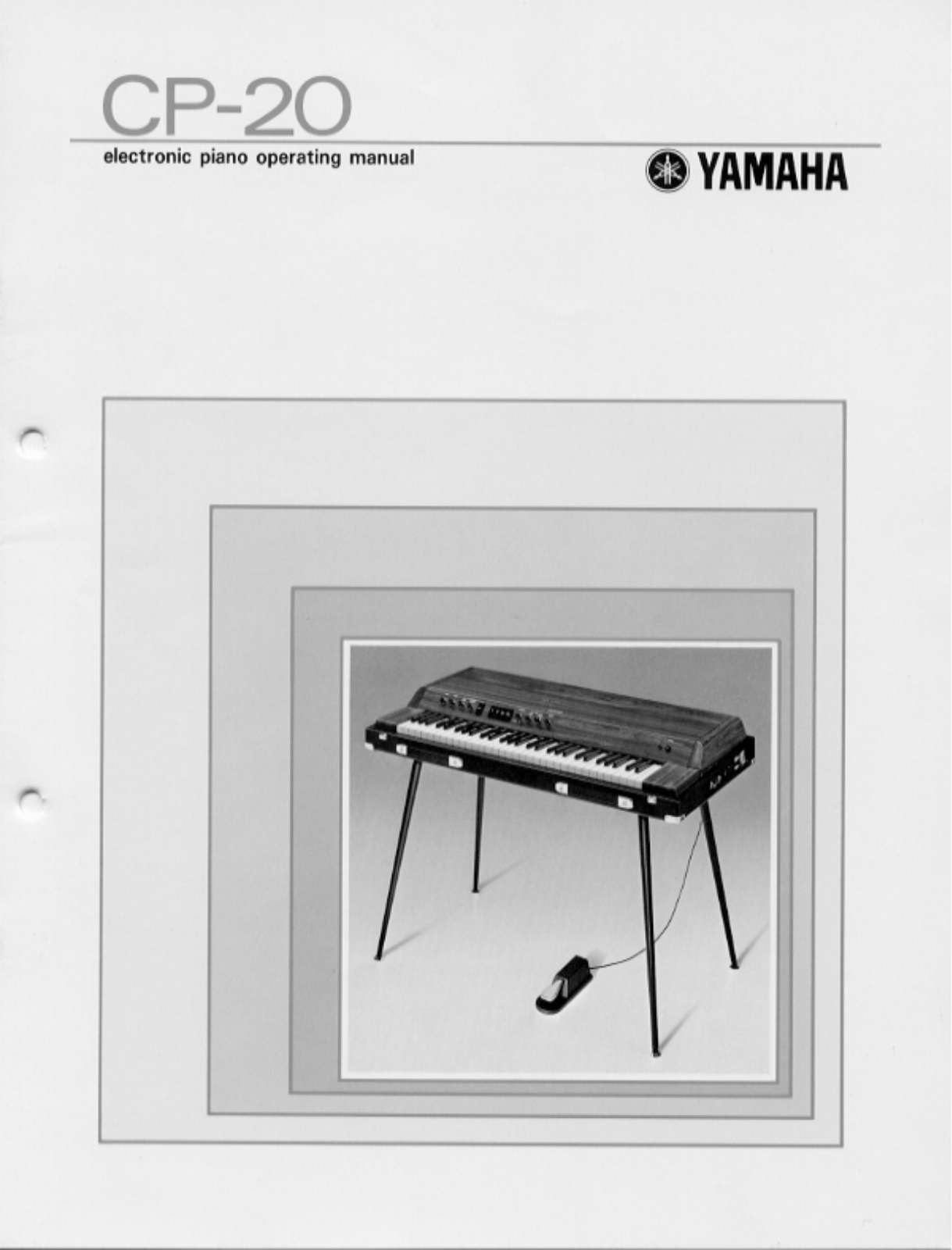 Yamaha CP-20 User Manual
