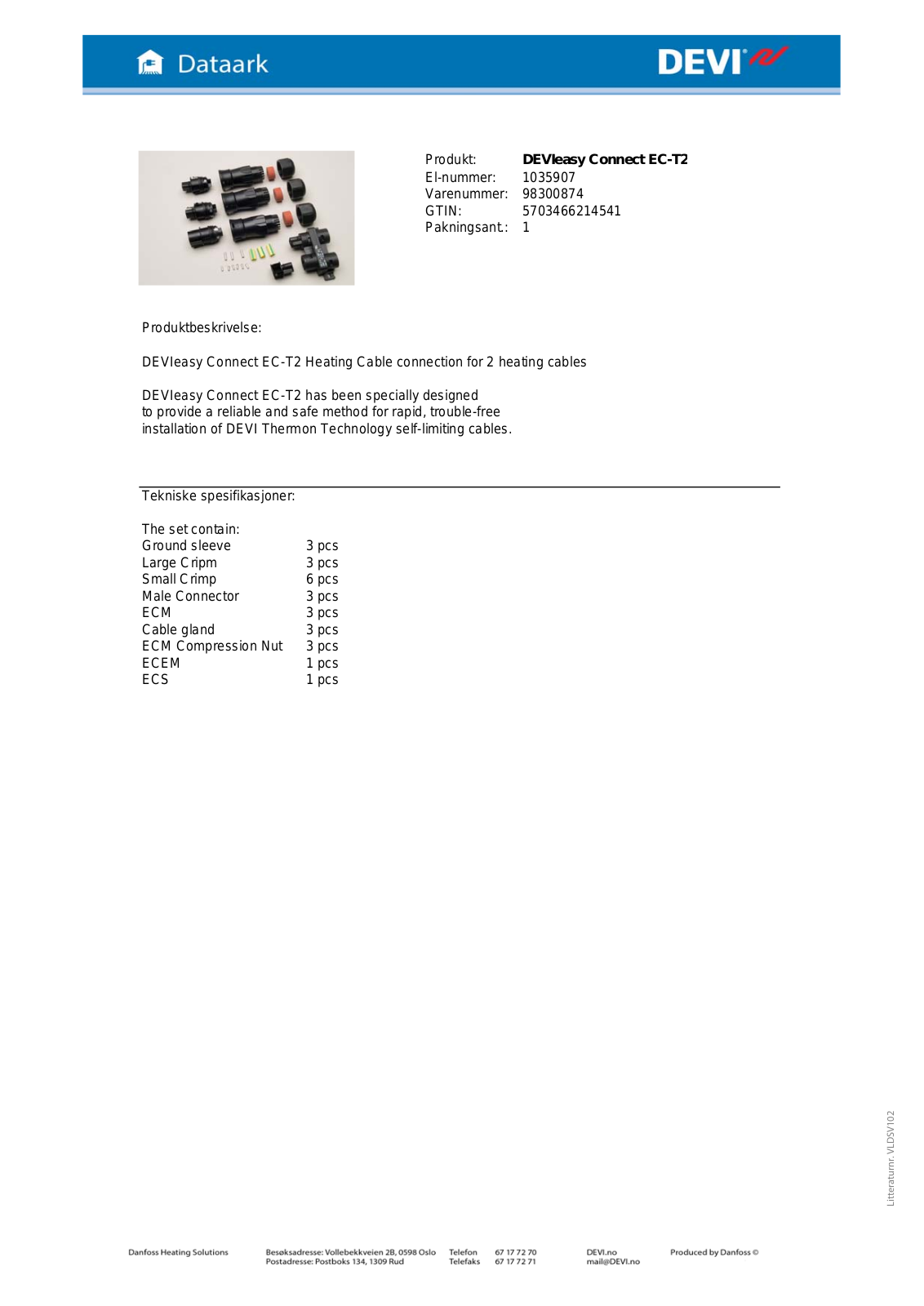 Danfoss EC-T2 Fact sheet