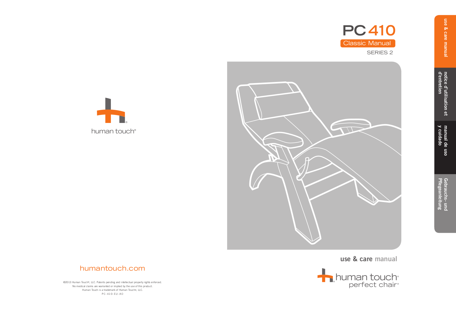 Human Touch PC410 User Manual