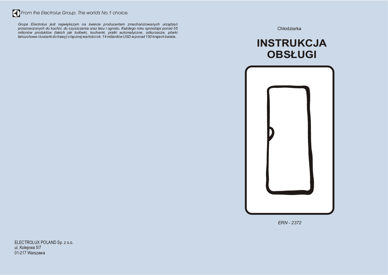 Electrolux ERN2372 User Manual