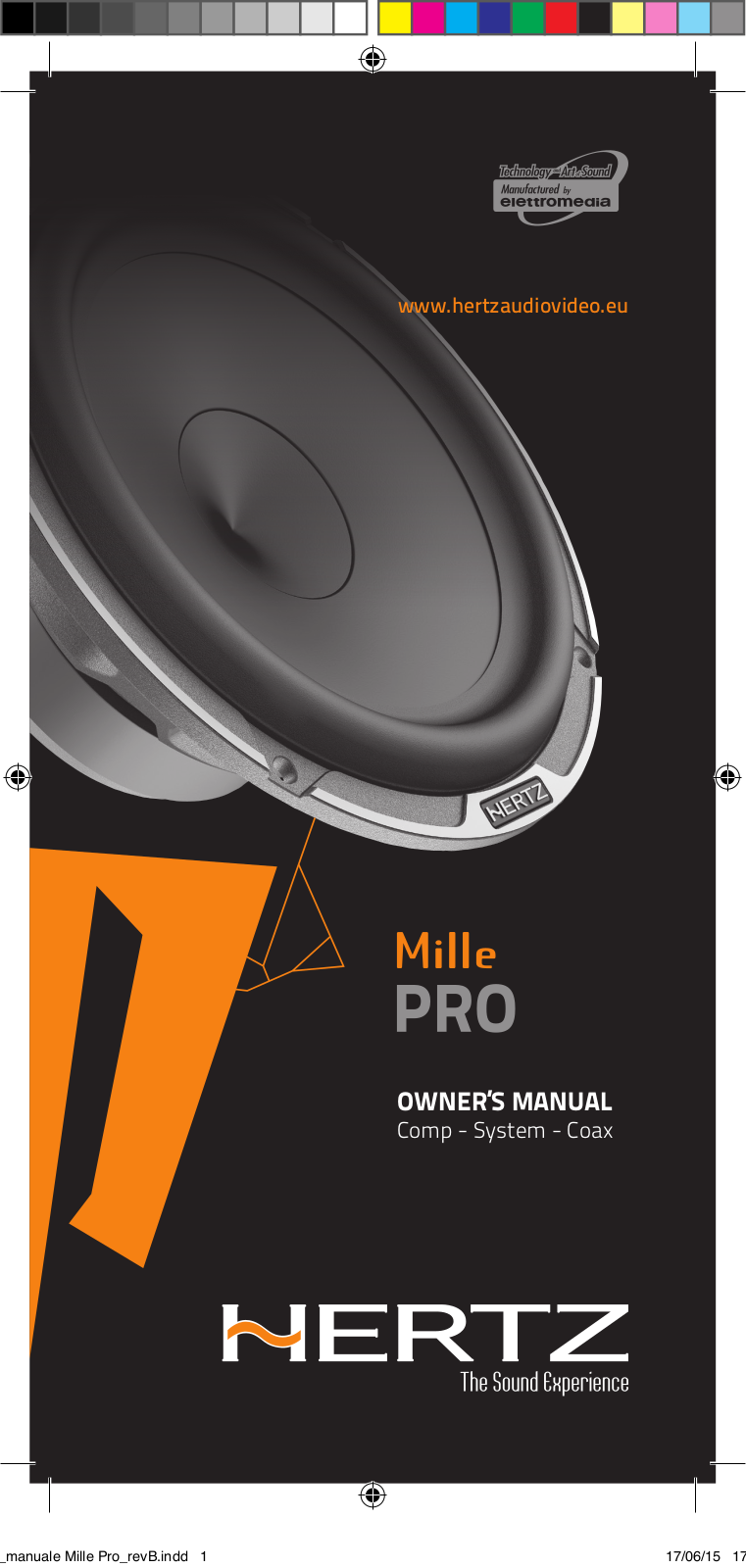 Hertz MP 70.3 PRO User manual