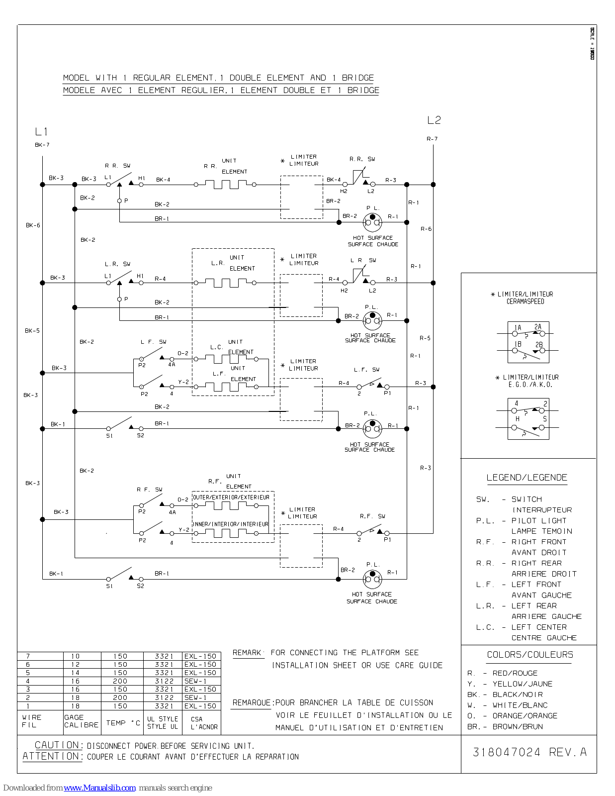 Frigidaire GLEC30S8ASC Wiring Diagram